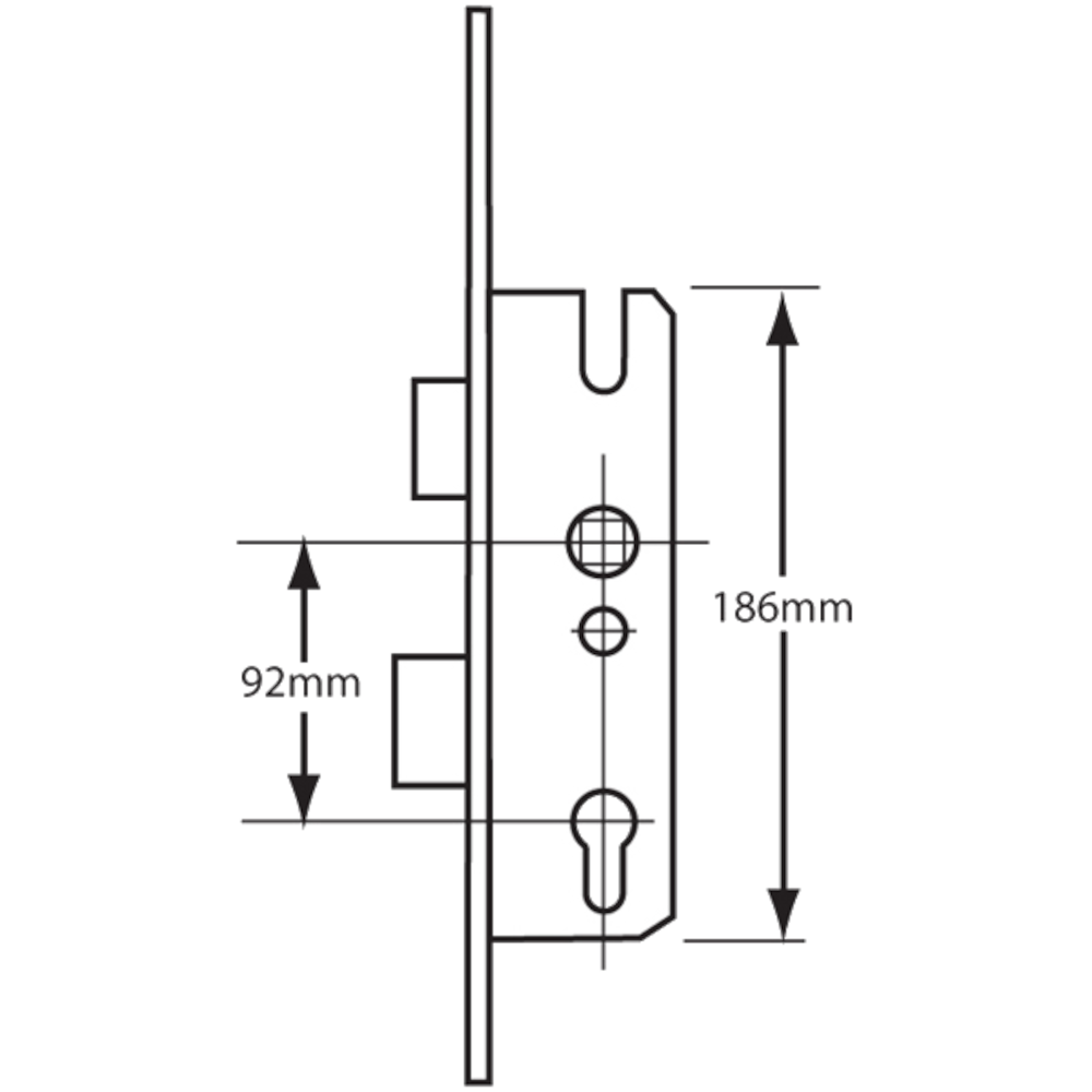 WINKHAUS Lever Operated Latch & Deadbolt - Overnight Lock