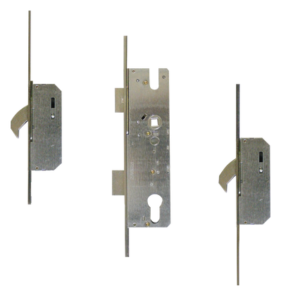WINKHAUS Cobra Keywind Latch & Deadbolt 20mm Radius Faceplate - 2 Hook