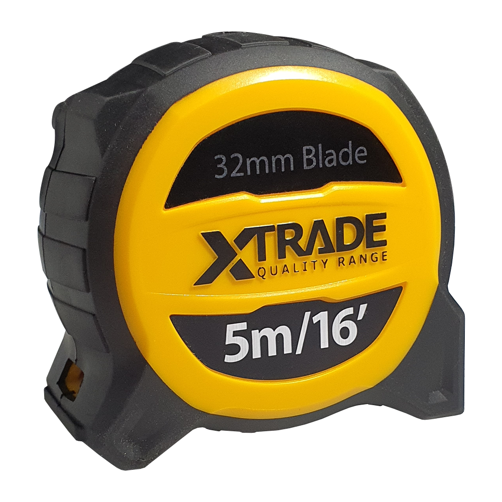 XTRADE Robust Retractable 32mm Wide Tape Measure