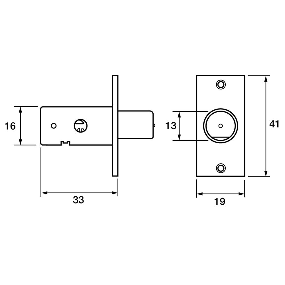 YALE 8001M Window Bolt