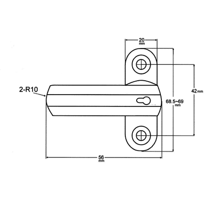 YALE 8K103 Sash Stopper