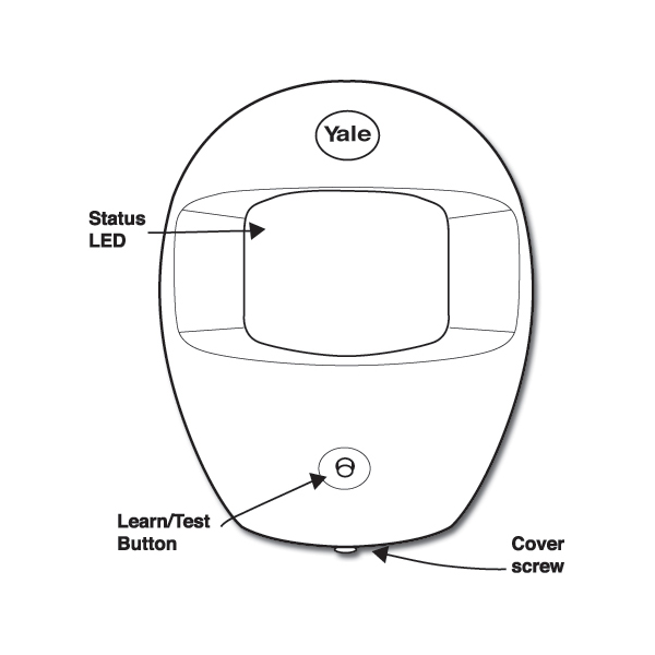 YALE EF-PETPIR Easy Fit Wirefree Pet Friendly PIR Detector