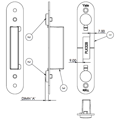 YALE AutoSecure Hook Keep