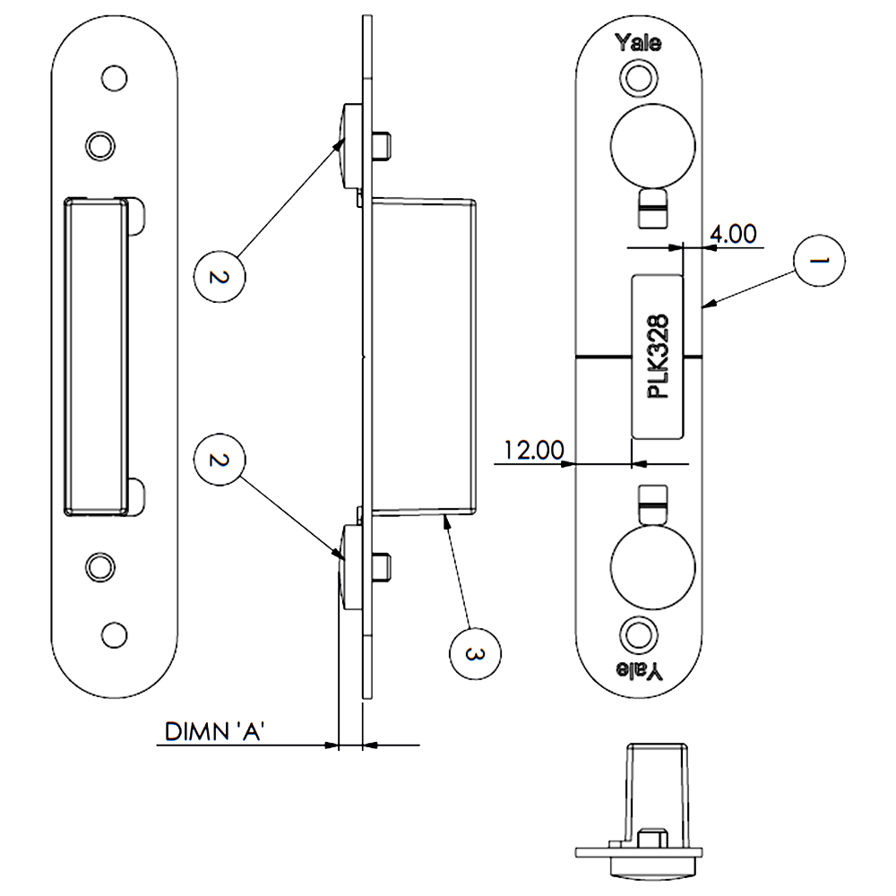 YALE AutoSecure Hook Keep