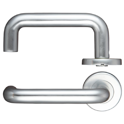 ZOO Return To Door Handle 19mm Lever On Round Rose