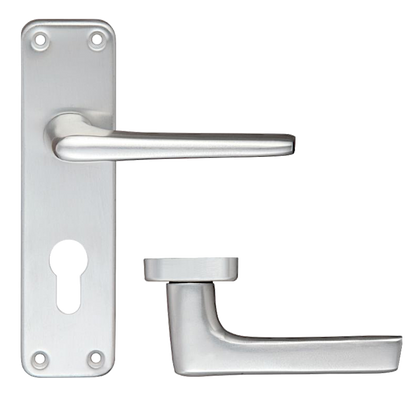 ZOO Lever Handle On Euro Lock Backplate