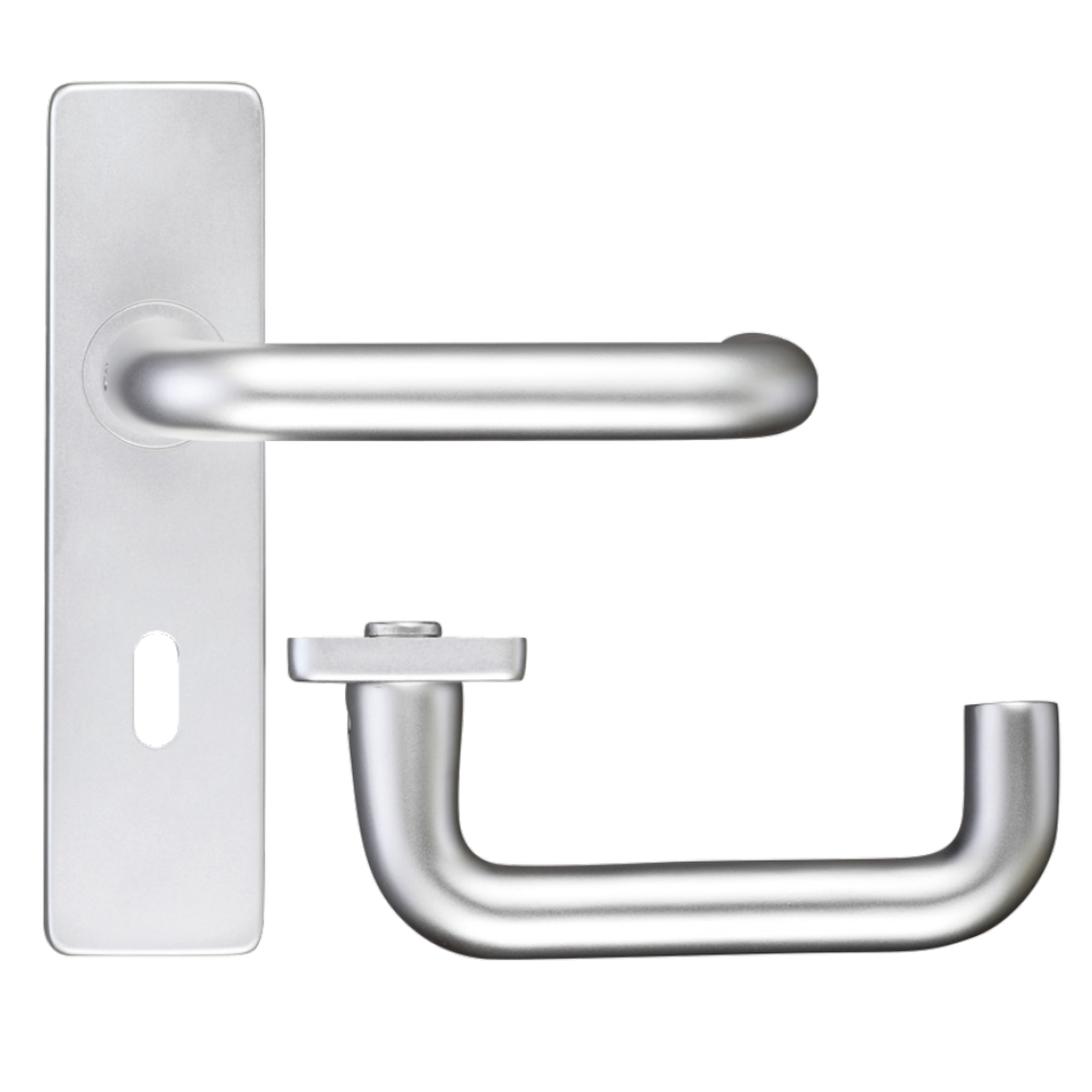 ZOO Return To Door Lever Handle On Lever Lock Backplate FD30/60