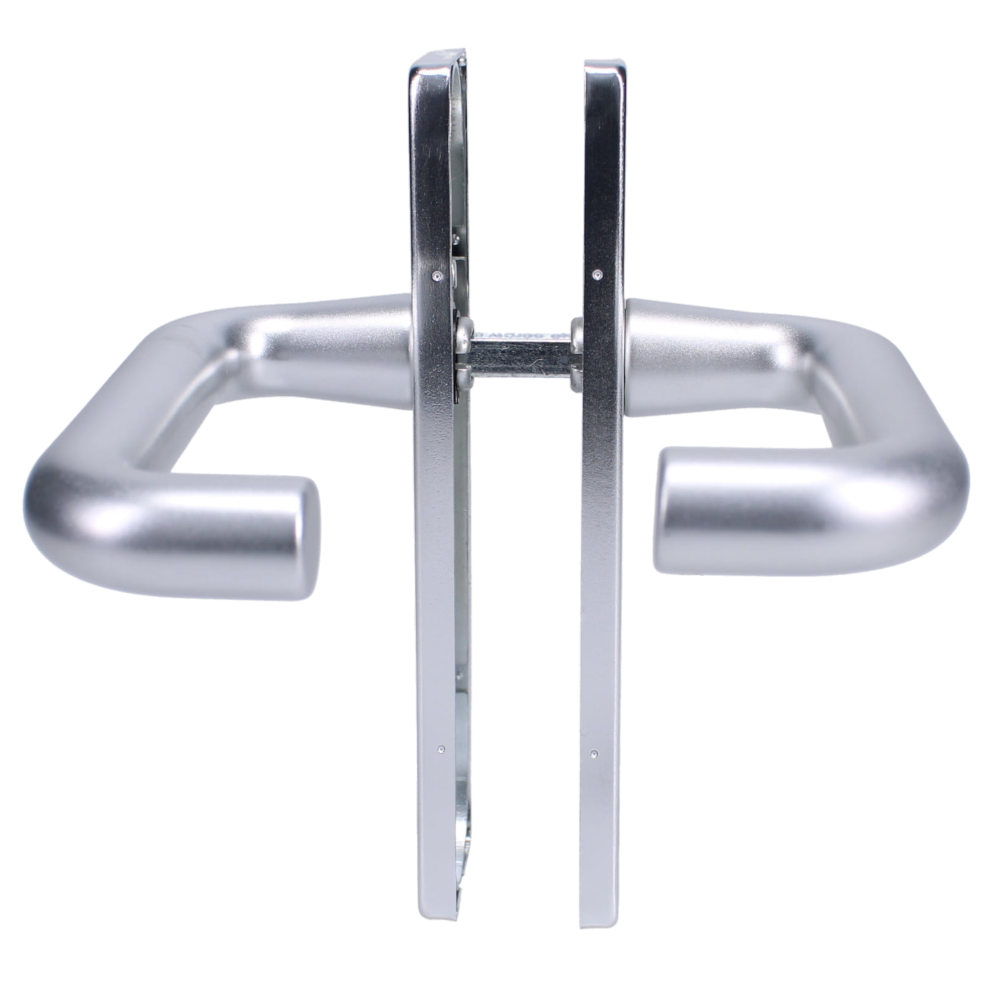 ZOO Return To Door Lever Handle On Latch Backplate FD30/60