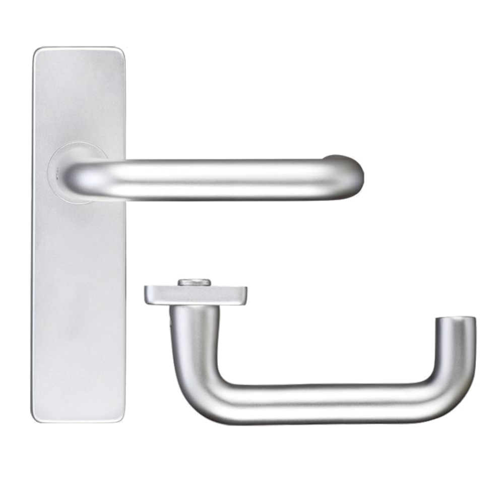ZOO Return To Door Lever Handle On Latch Backplate FD30/60