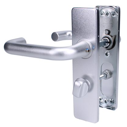 ZOO Return To Door Lever Handle Bathroom Privacy Backplate FD30/60
