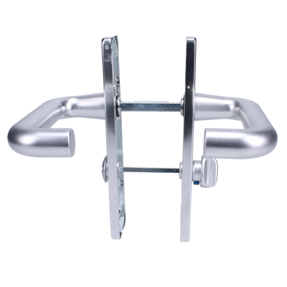 ZOO Return To Door Lever Handle Bathroom Privacy Backplate FD30/60