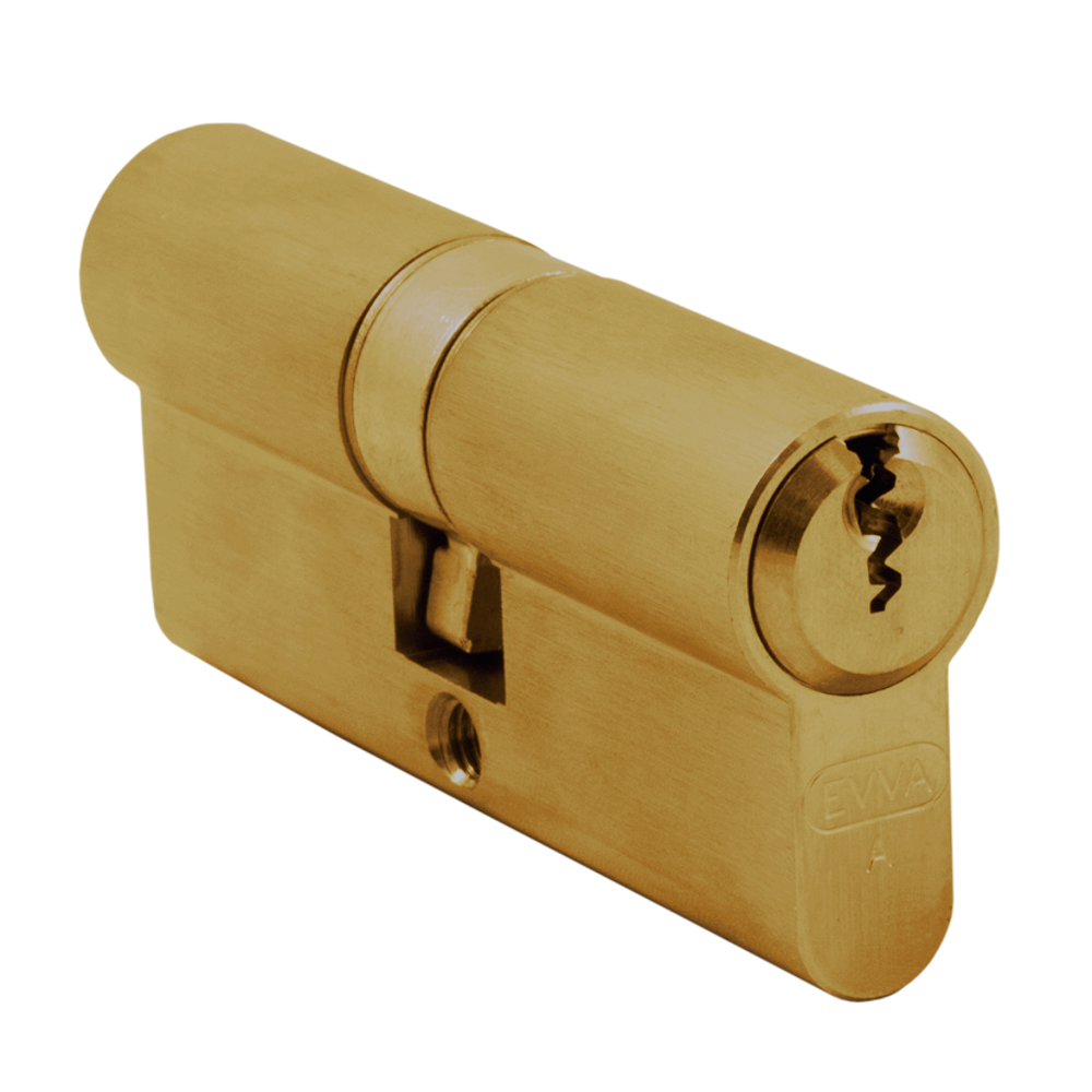 EVVA EPS S363 Banham Cylinder 72mm 36-36 31-10-31 Keyed To Differ 21B - Polished Brass