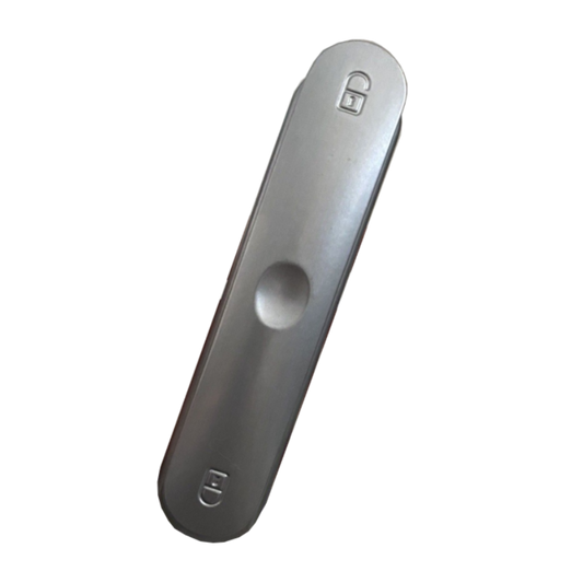 ALUK Pop Out Bi-Fold Handle Non Locking Silver