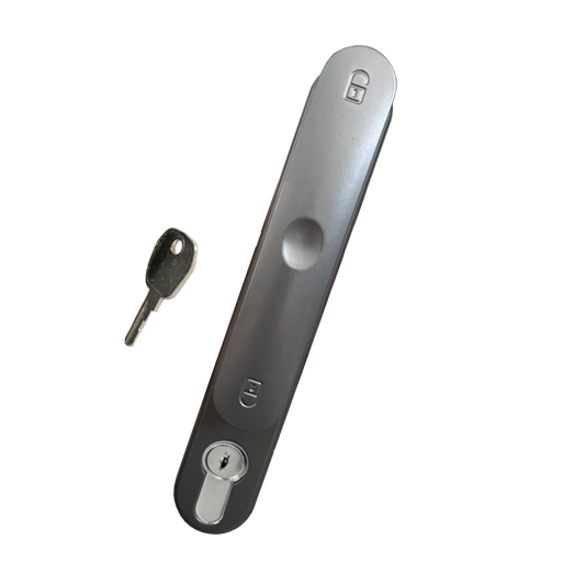 ALUK Pop Out Bi-Fold Handle Locking Silver